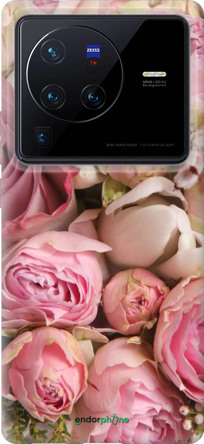 Силиконовый чехол Розы v2 для Vivo X80 Pro - 2320u-2630 изображение 