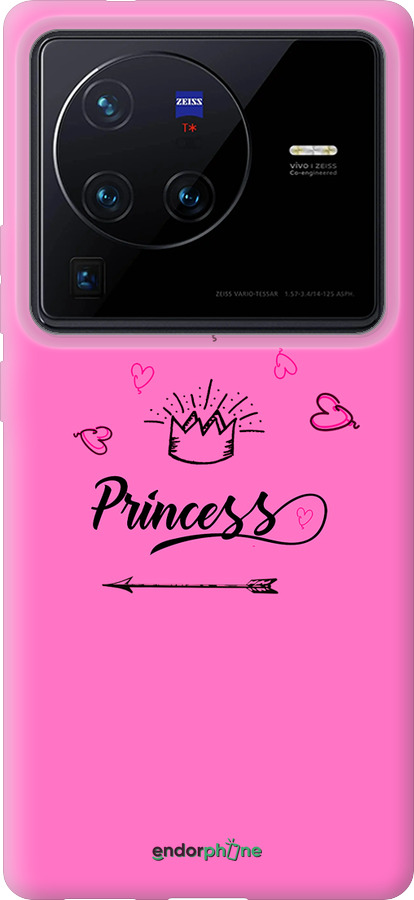 Силиконовый чехол Princess для Vivo X80 Pro - 4361u-2630 изображение 