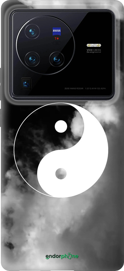 Силиконовый чехол Инь и Янь для Vivo X80 Pro - 4389u-2630 изображение 