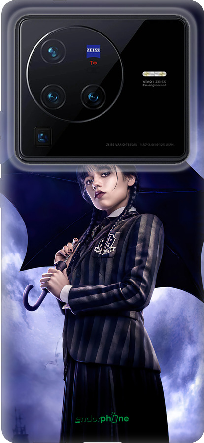 Силиконовый чехол Wednesday v2 для Vivo X80 Pro - 5516u-2630 изображение 