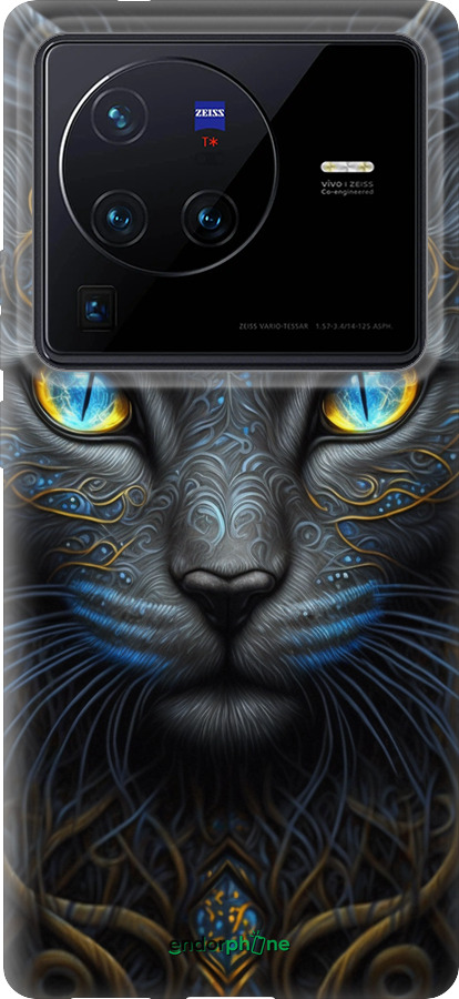 Силіконовий чехол Кішка для Vivo X80 Pro - 5548u-2630 изображение 