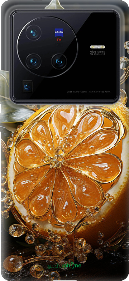 Силиконовый чехол Лимон для Vivo X80 Pro - 5647u-2630 изображение 