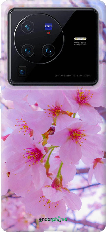 Силиконовый чехол Сакура для Vivo X80 Pro - 6029u-2630 изображение 