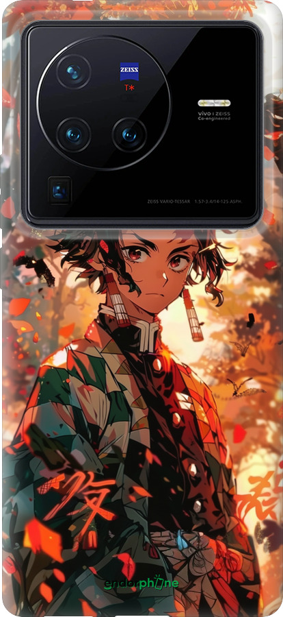 Силиконовый чехол Tanjiro для Vivo X80 Pro - 6130u-2630 изображение 