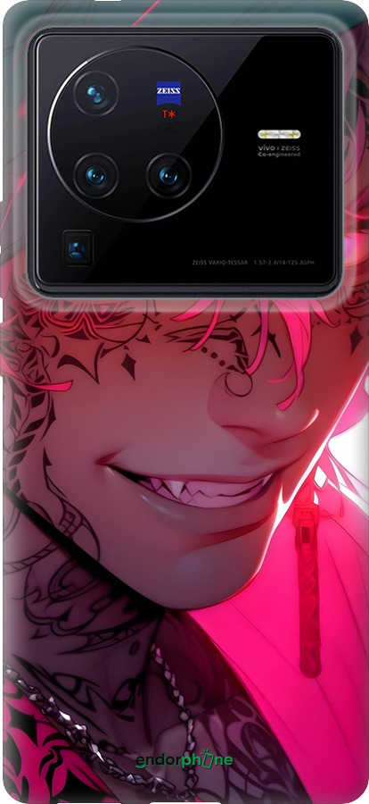 Силиконовый чехол Аниме демон 3 для Vivo X80 Pro - 6313u-2630 изображение 