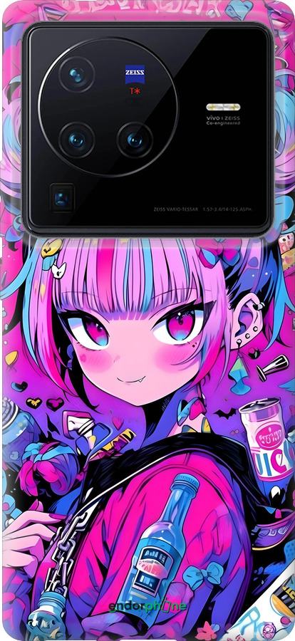 Силіконовий чехол Аніме мілаха для Vivo X80 Pro - 6314u-2630 изображение 