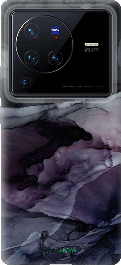 Силиконовый чехол Абстракция искусство для Vivo X80 Pro - 6434u-2630 изображение 