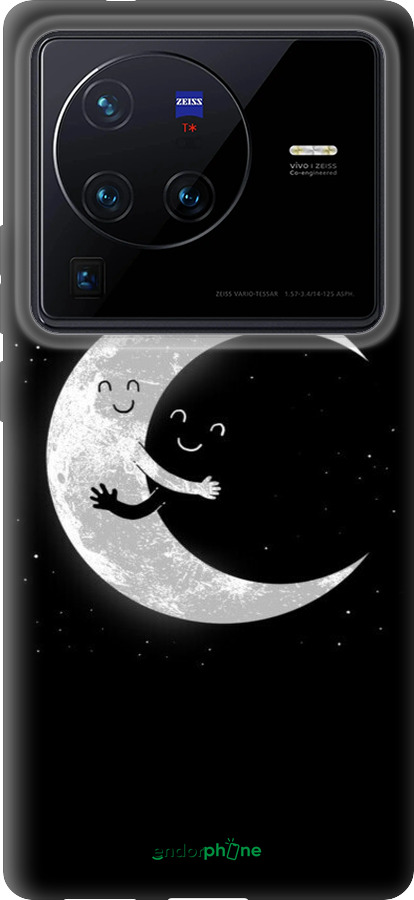 Силиконовый чехол Лунные объятия для Vivo X80 Pro - 6508u-2630 изображение 