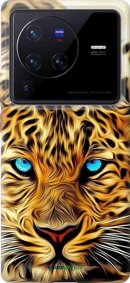 Силіконовий чехол Леопард для Vivo X80 Pro - 6611u-2630 изображение 