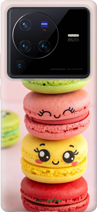 Силиконовый чехол Печенье для Vivo X80 Pro - 6693u-2630 изображение 