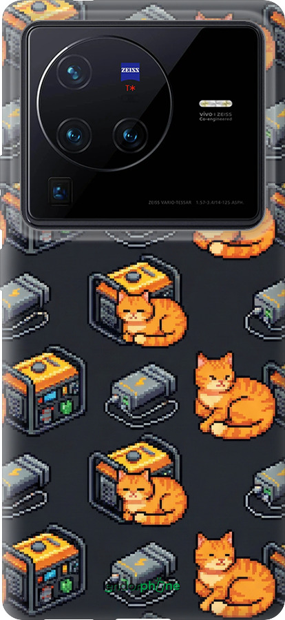 Силиконовый чехол Autonomous Zone для Vivo X80 Pro - 6771u-2630 изображение 