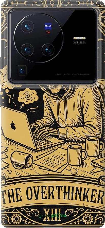 Силиконовый чехол The Overthinker для Vivo X80 Pro - 6774u-2630 изображение 