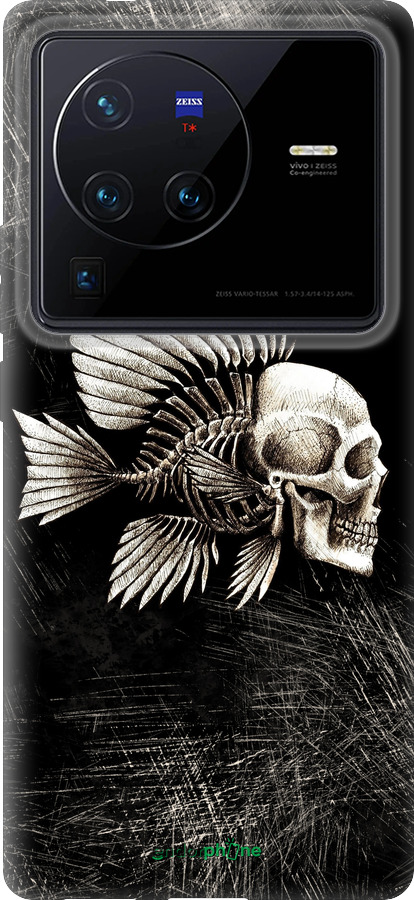 Силиконовый чехол Рыбо-человек для Vivo X80 Pro - 683u-2630 изображение 