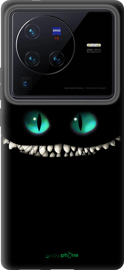Силиконовый чехол Чеширский кот для Vivo X80 Pro - 689u-2630 изображение 