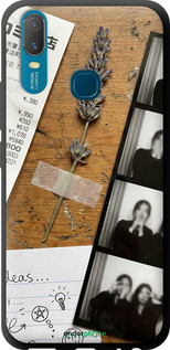 TPU чехол Aesthetic Scrapbook Collage для Vivo Y11 - 6773b-629 изображение 