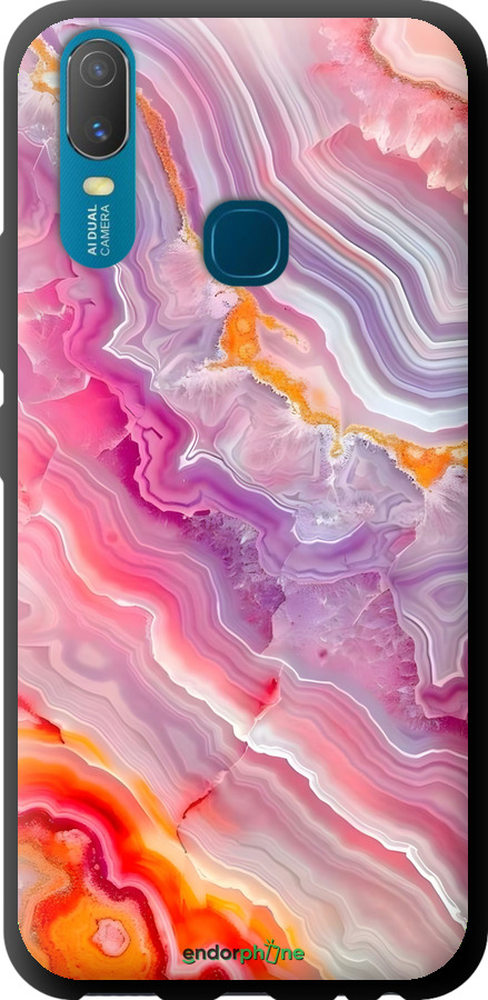 TPU чехол Мрамор 2 для Vivo Y11 - 6307b-629 изображение 