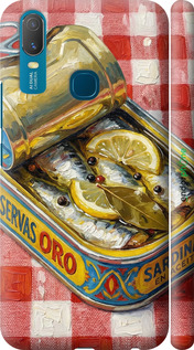 3D пластиковый матовый чехол 'Vintage Sardine Tin Phone' для Vivo Y11 изображение 5
