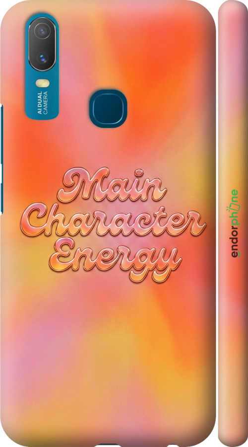 3D пластиковый матовый чехол Aura Gradient Main Character Energy Aesthetic Y2K для Vivo Y11 - 6783m-629 изображение 