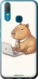 2D пластиковый чехол Funny Capybara CEO Working для Vivo Y11 - 6777t-629 изображение 