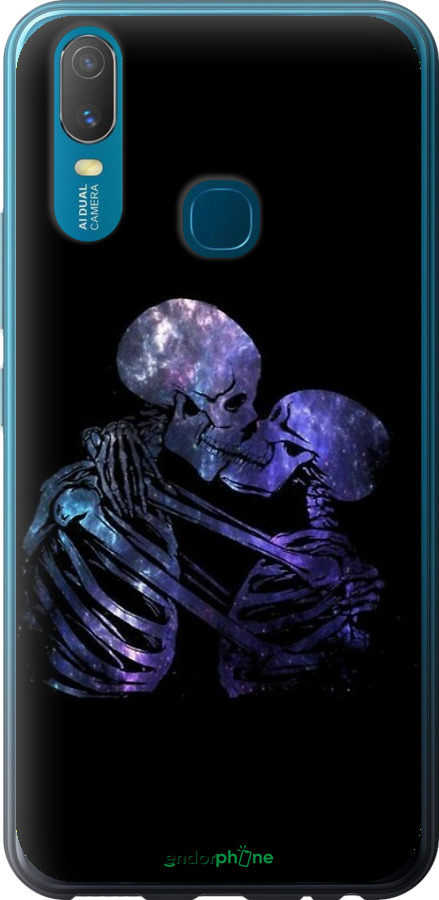 2D пластиковый чехол С изображением скелета для Vivo Y11 - 6537t-629 изображение 