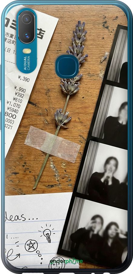 Силиконовый чехол Aesthetic Scrapbook Collage для Vivo Y11 - 6773u-629 изображение 