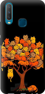 TPU чехол Дерево и котики для Vivo Y15 - 6516b-1791 изображение 