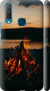 3D пластиковый матовый чехол Огонь для Vivo Y17 - 6021m-1447 изображение 