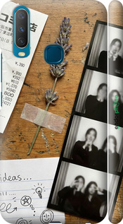 3D пластиковый матовый чехол 'Aesthetic Scrapbook Collage' для Vivo Y15 изображение 13