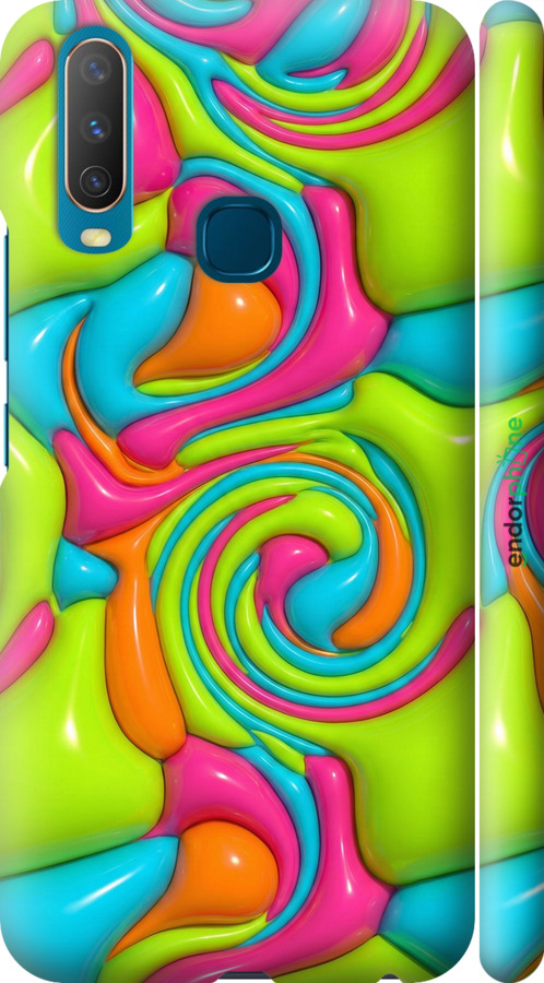 3D пластиковый матовый чехол Y2K Jelly Dream для Vivo Y15 - 6780m-1791 изображение 