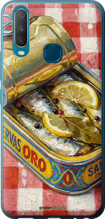 Силиконовый чехол Vintage Sardine Tin Phone для Vivo Y15 - 6772u-1791 изображение 