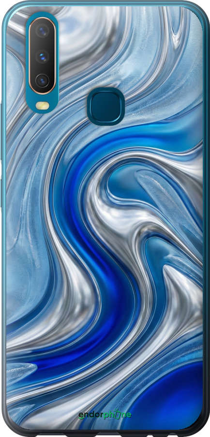 Силиконовый чехол Liquid Chrome для Vivo Y17 - 6781u-1447 изображение 
