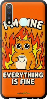 TPU чехол Funny Cat для Vivo Y19 - 6786b-630 изображение 