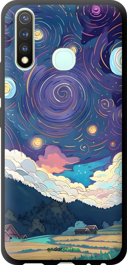 TPU чехол Креативный арт для Vivo Y19 - 6322b-630 изображение 