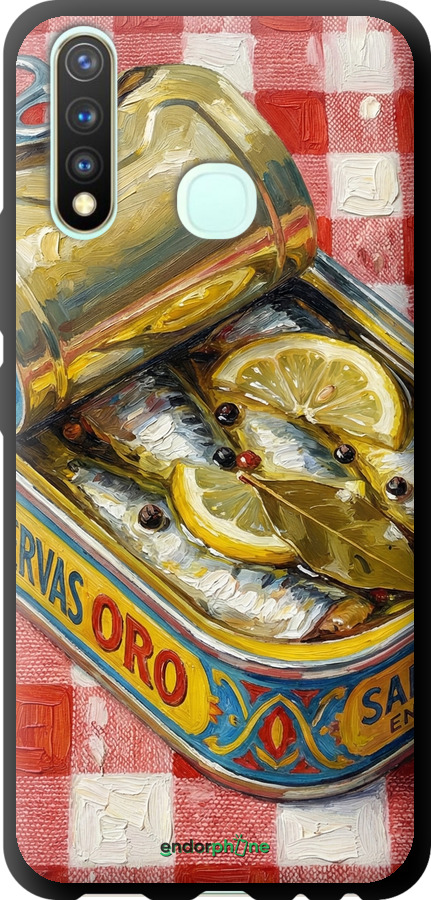 TPU чехол Vintage Sardine Tin Phone для Vivo Y19 - 6772b-630 изображение 