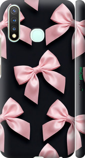 3D пластиковий матовий чехол Coquette Ribbons Dark Coquette для Vivo Y19 - 6767m-630 изображение 