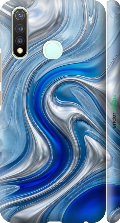 3D пластиковый матовый чехол Liquid Chrome для Vivo Y19 - 6781m-630 изображение 