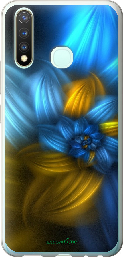 

Силіконовий чохол "Візерунок 46" для Vivo Y19, Синій