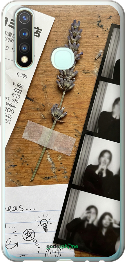 Силиконовый чехол Aesthetic Scrapbook Collage для Vivo Y19 - 6773u-630 изображение 