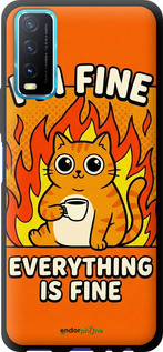 TPU чехол 'Funny Cat' для Vivo Y20 изображение 5