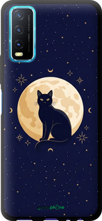 TPU чехол 'Cute Cat Celestial/Witchy' для Vivo Y20 изображение 3