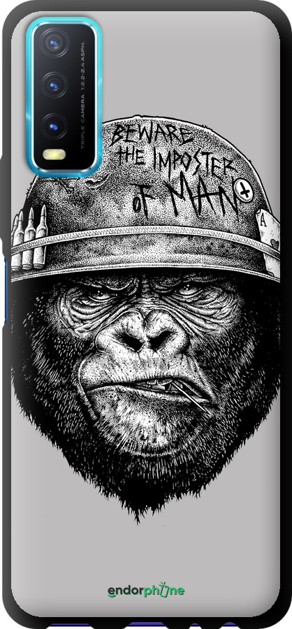 TPU чехол military monkey для Vivo Y20 - 4177b-2078 изображение 