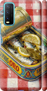 3D пластиковый матовый чехол 'Vintage Sardine Tin Phone' для Vivo Y20 изображение 9
