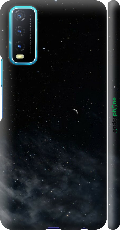3D пластиковый матовый чехол Ночное небо для Vivo Y20 - 6451m-2078 изображение 
