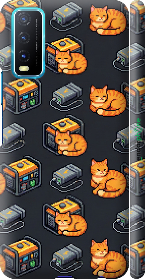 3D пластиковый матовый чехол Autonomous Zone для Vivo Y20 - 6771m-2078 изображение 