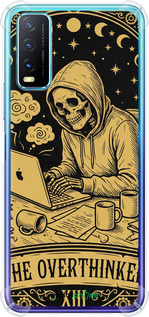 Силикон с усиленными углами чехол 'The Overthinker' для Vivo Y20 изображение 1