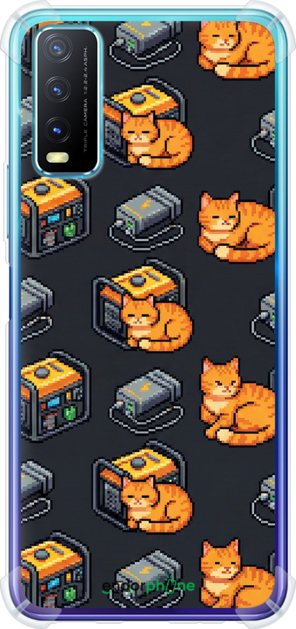 Силикон с усиленными углами чехол Autonomous Zone для Vivo Y20 - 6771sp-2078 изображение 