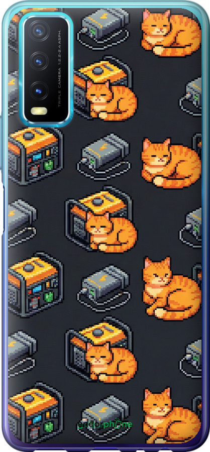 Силіконовий чехол Autonomous Zone для Vivo Y20 - 6771u-2078 изображение 