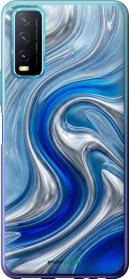 Силіконовий чехол Liquid Chrome для Vivo Y20 - 6781u-2078 изображение 