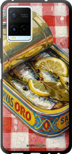 TPU чехол Vintage Sardine Tin Phone для Vivo Y21 - 6772b-669 изображение 
