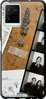 TPU чехол Aesthetic Scrapbook Collage для Vivo Y21 - 6773b-669 изображение 